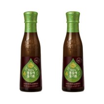 백설 통들깨 들기름 160ml 2개