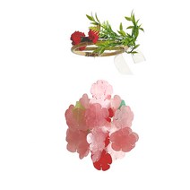 [호유즈] 호유즈꽃집 카네이션 젤라또 자개모빌 DIY-KIT_레드, 레드
