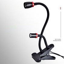 쌍발집어등 LED 고정식 미니 민물 집어등 보조배터리, 클립 블루 라이트 8W, 단일사이즈