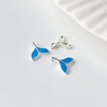 [DP3-063] 실버 펜던트 에폭 고래꼬리 참 은 목걸이만들기 DIY 재료 silver 925