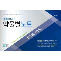동화 KMLE 약물별 노트:의사국가시험 대비 신개념노트 Drug Note, 코리아메드북스