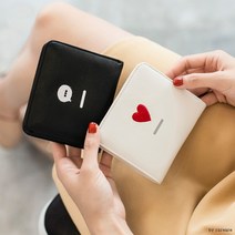 큐티 아이콘 반지갑 카드 반지갑 예쁜지갑 똑딱이지갑 반지갑 지퍼반지갑 여성지갑 여성카드지갑 카드정리 카드지갑