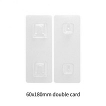 텐터 우레탄창 제약 천막사 강력한 접착식 양면 버클 후크 방수 투명 흡입 컵 벽 홀더 후크 주방 욕실, 04 60x188mm