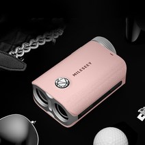 2023년 최신상 MILESEEY 차쉬넬 PF1 레이저 골프 거리측정기 초경량 초소형 IP65방수 0.1s 초급속 측정 7.5도 대시각 USB충전 파우치 백 포함, 핑크