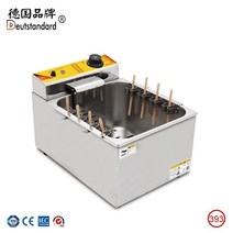 업소용 튀김기 12L 대용량 110V 상업용 자동 치즈 핫도그 스틱 프라이 전기 딥 핫 옥, 01 110V_01 단일 탱크_01 12L_06 KR