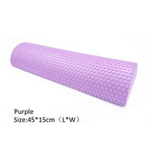 5cm 하프 라운드 EVA 마사지 폼 롤러 요가 필라테스 휘트니스 장비 균형 패드 블록, 05 violet