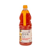 탕수육 이슬나라 식재료 중식재료 중식식자재 탕수육소스 2kg 중국소스 간편 소스 양념 업소용소스 요리, 단품, 단품