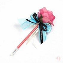 장미 플라워 볼펜 핑크 디자인펜 귀여운볼펜 꽃볼펜