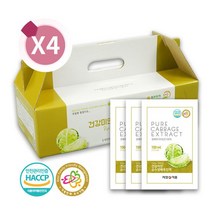 무안 양배추즙 100ml 120팩 HACCP 황토 건강즙 저온착즙, 90개