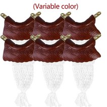 당구큐가방 당구가방 스누커 포켓 네트 당구 당구대 교체 테이블 가죽 6 개 세트 그물, 1.WHITE