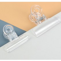 오더고 A4 종이집게 투명 클립 3호 4호 문서집게 투명집게 다용도, 사이즈