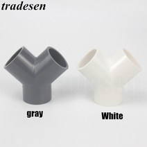 징크판넬 I.D20 25 32 40 50 63mm PVC 파이프 Y 형 커넥터 피팅 티 수족관 물고기 탱크 조인트 정원 관개, 03 Bule_11 I.D 50mm 5Pcs