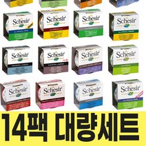 쉐지애 스케지어 대용량 14팩 내추럴 젤리타입 고양이캔 네이쳐캔, C189 닭고기알로에 시니어