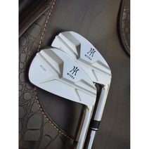 새로운 골프 MC501 골프 아이언 골프 클럽 4-9 Pw(7PCS) 블루/실버/블랙 커버 포함, 실버, PROJECT X 5.0