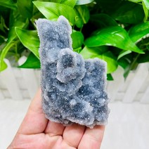 육석 애완돌 반려돌 천연 사면석 크리스탈 클러스터 미네랄 표본 원석 치유 홈 데코 스피릿 스톤 미적 장식품, 1 PC 6 120g