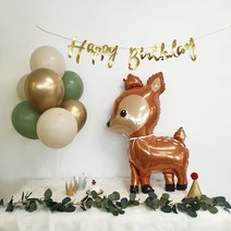 재미제이 해피벌스데이 아기노루 생일파티 3종세트 두돌 세돌 생일상