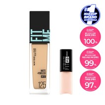 메이블린뉴욕 핏미 파운데이션 6 Color(단품/기획), 기획 125+미니컨실러