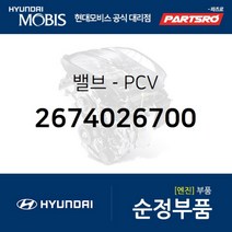 PCV밸브 (2674026700) 베르나 아반떼XD 클릭 라비타 베르나 하이브리드 현대모비스 부품 공식대리점 온라인쇼핑몰