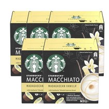 스타벅스 마키아토 마다가스칸 바닐라 블론드 에스프레소 로스트 12캡슐 Starbucks Macchiato Madagascan Vanilla Blonde Espresso Roast, 5팩