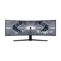 삼성 49인치 오디세이 G9 게이밍 모니터 QHD 240Hz 1000R 커브드 QLED 엔디비아 GSYNC & FreeSync LC49G95TSSNXZA 모델