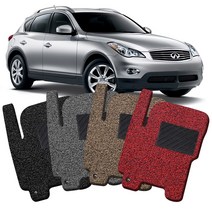 인피니티 EX35 전용 맞춤형 코일 카매트 확장형 풀세트 (08년1월~14년), EX35 코일카매트 확장형, 그레이