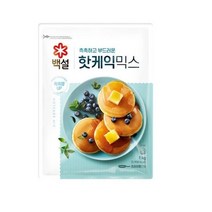 백설 핫케익 믹스 가루, 1kg, 2개