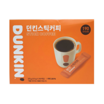 던킨도너츠 스틱 커피 믹스, 190개입, 2개