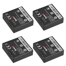 Xiaomi Yi yi 4k 카메라 배터리 AZ16-1 LCD 충전 Xiaoyi Lite YI 360 VR 액션, 4 Batteries