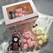 아이솜씨 발렌타인데이 곰돌이 초콜릿 만들기 세트 수제 초콜릿 만들기 키트 선물