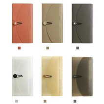 사무실 학교 경리부 영수증 통장 포켓 정리함 케이스 어린이집 화일철, 1개, 브라운