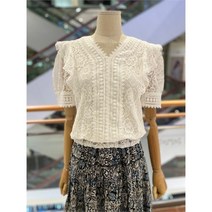 ab.f.z 에이비에프지 GD01 레이스 밴딩 블라우스 AFW2HB59