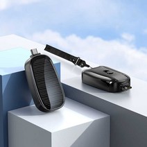 열쇠고리 보조배터리 급속충전 포켓 태양열 멀티 미니, 블랙 [화웨이 제너럴] 방폭  배터리+태양광, 1200mAh