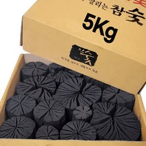 백곡 참숯 5kg (원통형 간장숯 공기정화 탈취 물정화 새집증후군)