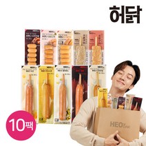 허닭 [허닭] 닭가슴살 오븐바/비엔나/소시지 10팩, 07.후랑크 꼬치소시지 치즈 10팩
