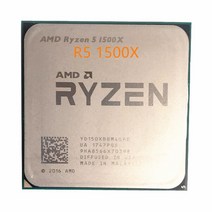 파워딜 AMD-라이젠 5 1500X CPU 프로세서 3.5 GHz 쿼드코어 8 L3 = 16M 65W 소켓 AM4, 한개옵션0