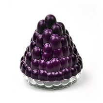 1PC 크리 에이 티브 주방 냉장고 야채 과일 CRISPER 컨테이너 양파 아보카도 토마토 레몬 신선한 스토리지 박스, 1개, Grape B