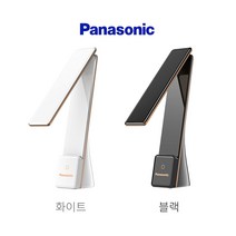 파나소닉LED접이식스탠드 5W휴대용 무선 USB충전HHLT0339B11, 블랙