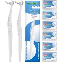 치실 키트 손잡이 3개 추가 리필 360개 포함, 3 Handles & 360 Refills