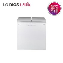 [LG전자] DIOS(디오스) 김치냉장고 뚜껑형 김치톡톡 219L [K227LW121/린넨화이트], N