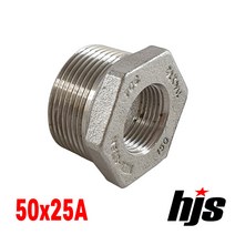 국산 스텐 304 부싱 50x25A / SUS 304 스텐레스 소켓 무독성 부속 연결