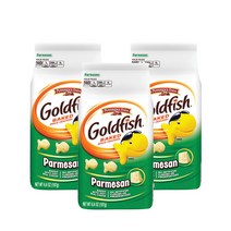 페퍼리지팜 골드피시 베이크드 스낵 크래커 파마산, 파마산(Parmesan), 3개, 187g