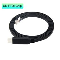 UKYEE USB 확장 RJ45 콘솔 케이블 FTDI to FT232R 칩 Cisco H3C HP 모바일 라우터 용 RS232 레벨 시프터, [03] 파란, [01] 1.8m, 03 파란_01 1.8m