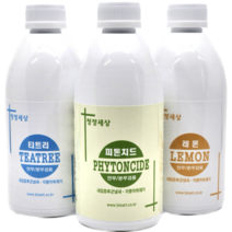 청정세상 피톤치드.연무원액490ml 분무5~20희석 탈취 향취 새집 새가구 화재냄새 애완동물냄새 찌든냄새, 티트리