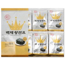 상세설명참조 백제 왕관표 재래 도시락김 3.5g x 32개, 단품, 단품