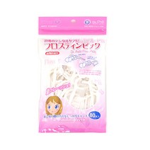 닥터폴리 손잡이 Y자형 일회용 치실 어금니 얇은 dentalfloss 80개입