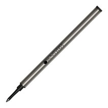 Monteverde Waterman 롤러볼 펜에 맞는 롤러볼 리필 파인 포인트 블루 팩 당 2개 (W222BU), 블랙2개