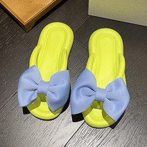 아셀 리본 폭신 쪼리 슬리퍼