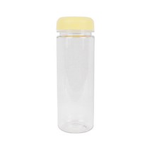 플러스샵 심플 휴대용 보틀 6색상 플라스틱 물병 1개입 500ml, 노랑(6개)