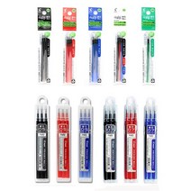 파이롯트 지워지는 프릭션 볼펜 리필심 3색펜전용 0.38mm 0.5mm, 0.5단색용리필, 레드