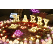 거실인테리어 알파벳조명 이니셜 홈파티 분위기 꾸미기 카페인테리어 크리스마스 조명등, S